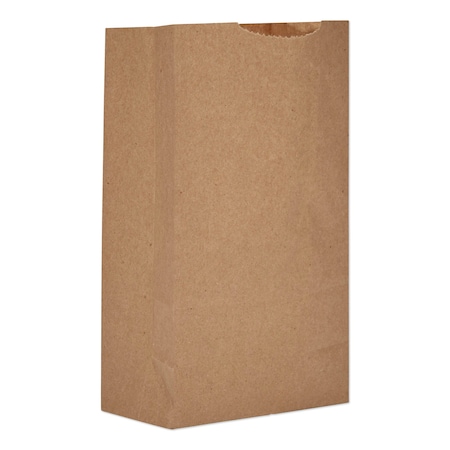 General Paper Bags, 30 lbs Cap., No 3, 4.75"w x 2.94"d x 8.56"h, Kraft, PK500 18403